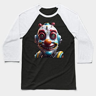 Robot Clown Baseball T-Shirt